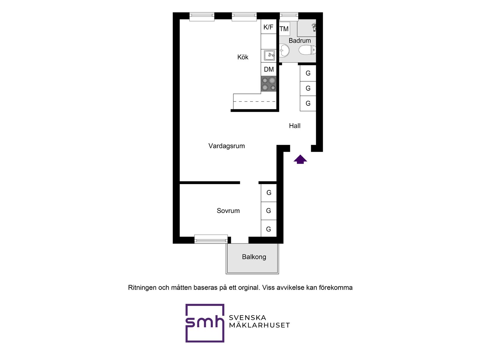 Bostadsrätt, Registervägen 20, 3tr., Bromma / Abrahamsberg, Stockholm