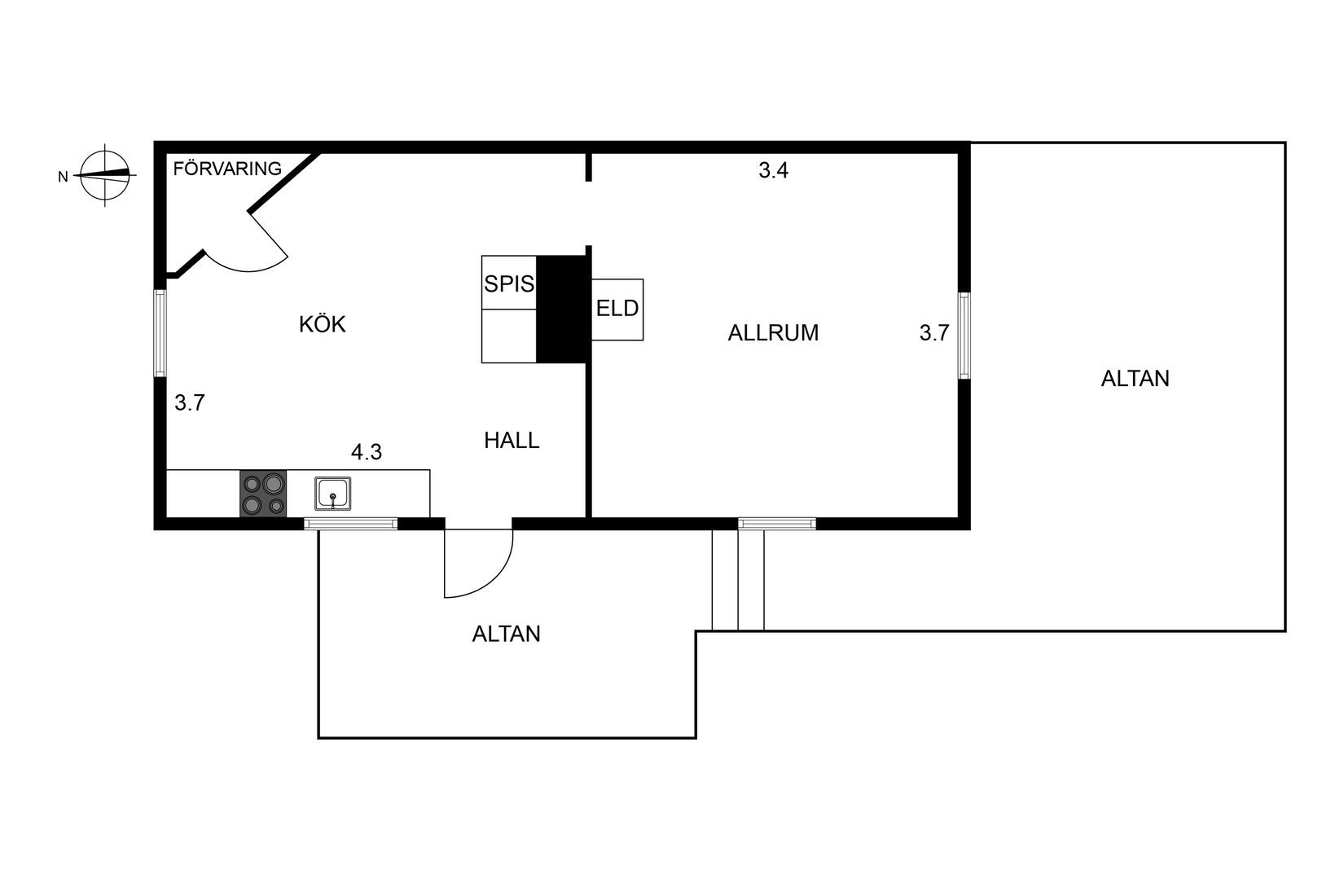 Fritidshus, Floget 410, Västra Tunhem, Vänersborg