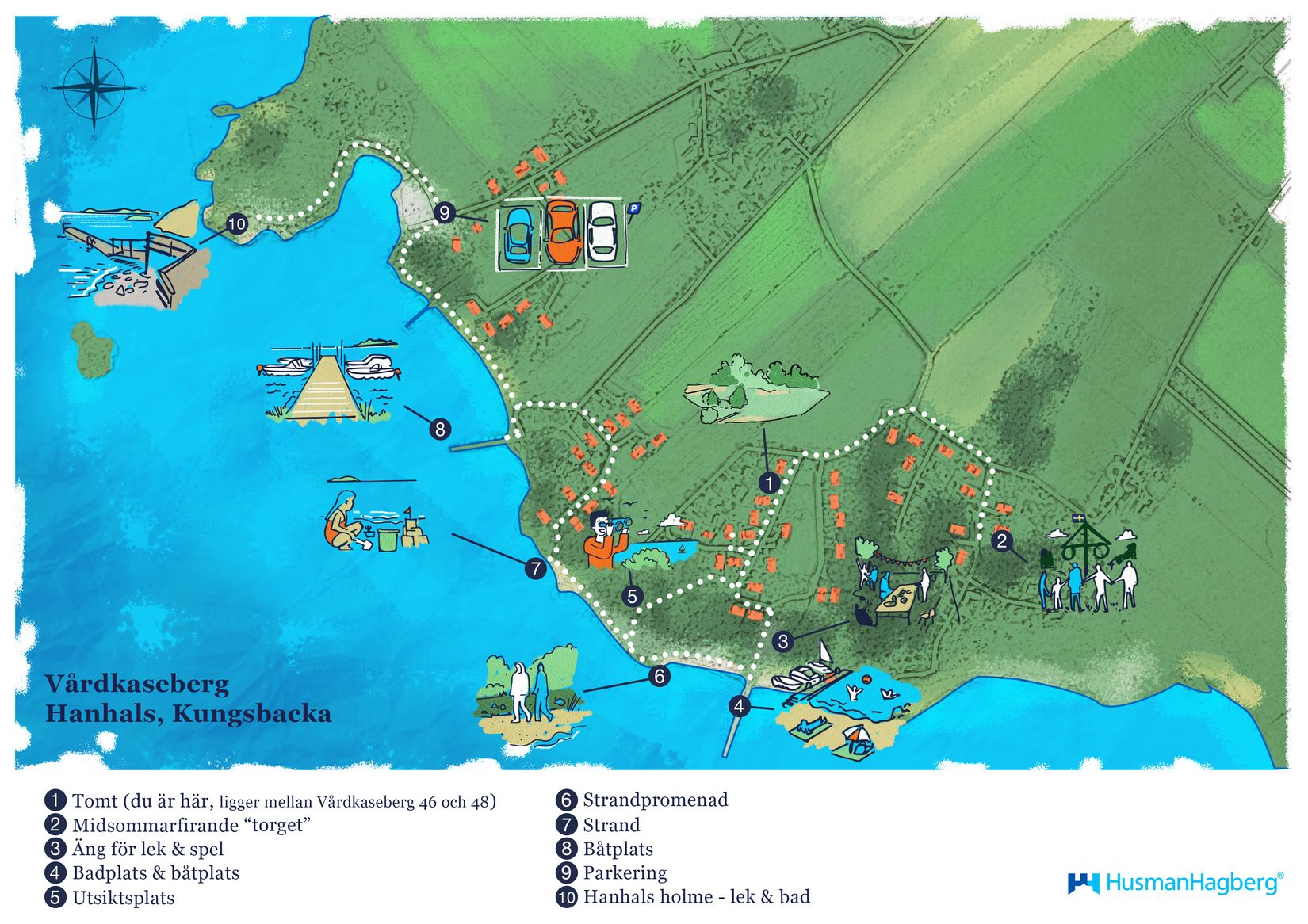 Villa, Heavägen 25, Hanhals, Kungsbacka
