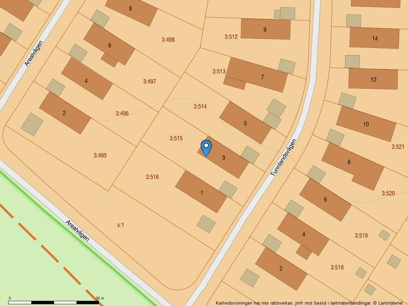 Villa, Radhus, Tunnlandsvägen 3, Viksjö, Järfälla