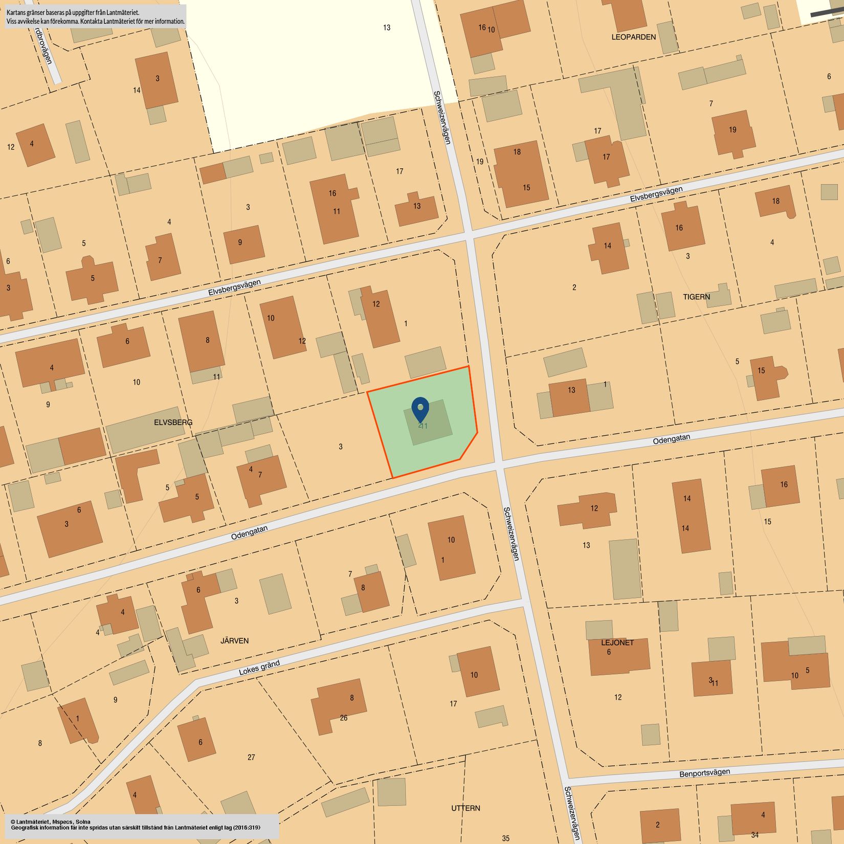 Villa, Odengatan 11, Högadal, Karlshamn