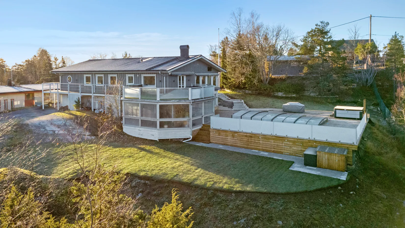 Villa, Bergsryggen 7, Skeppsdalsström, Värmdö