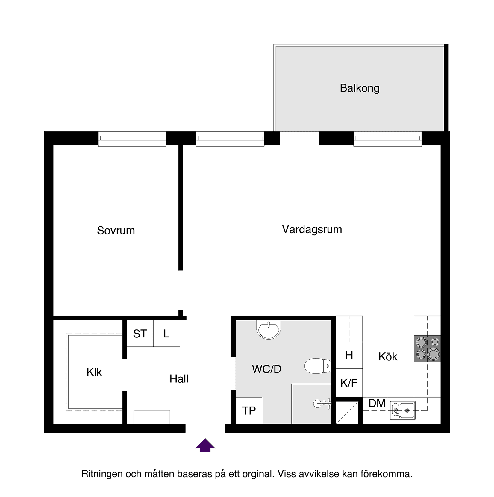 Bostadsrätt, Börjegatan 55, Luthagen, Uppsala
