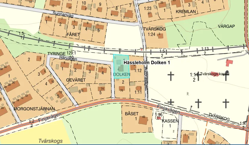 Villa, Härvägen 4, Tyringe, Hässleholm