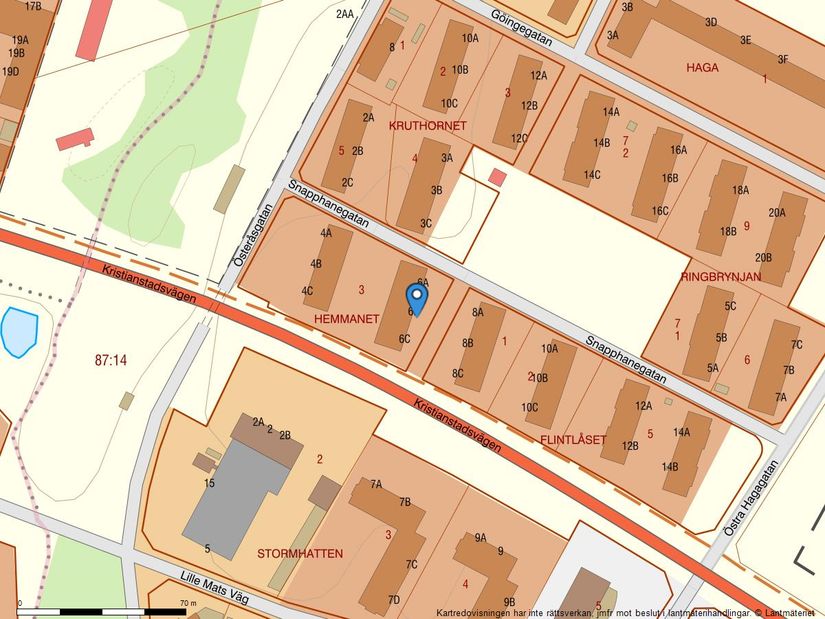 Bostadsrätt, Snapphanegatan 6B, Centrum, Hässleholm