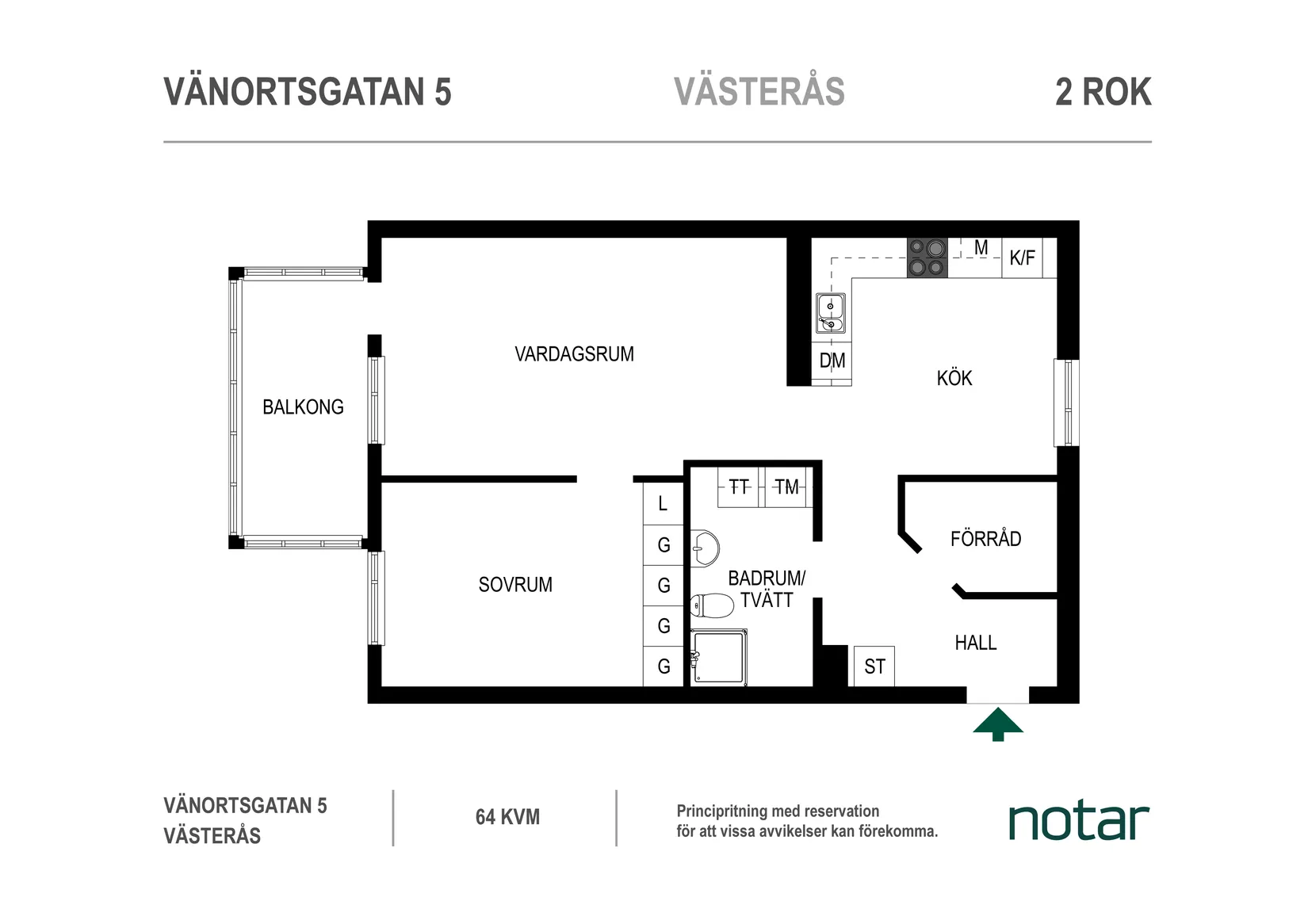 Bostadsrätt, Vänortsgatan 5, Lillhamra, Västerås