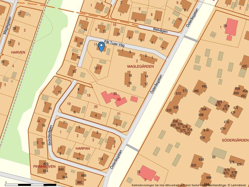 Villa, Pål Tuas väg 11, Stattena, Hässleholm