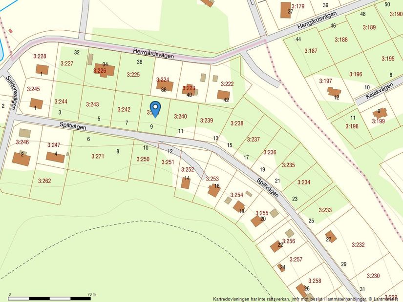 Tomt, Spiltvägen 9, Skyrup, Hässleholm