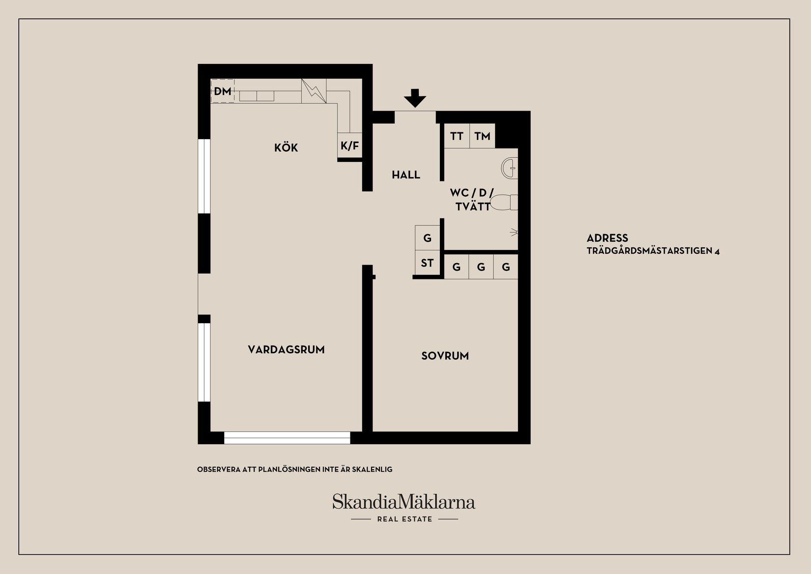 Bostadsrätt, Trädgårdsmästarstigen 4, Söderby, Salem