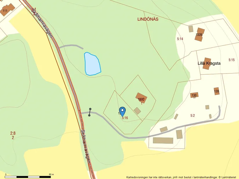 Tomt, Skålhamravägen 132D, Vallentuna