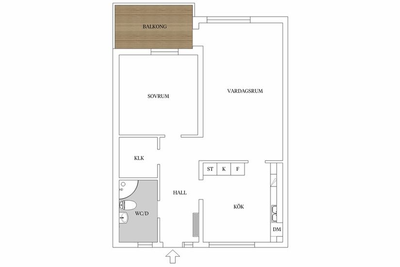 Bostadsrätt, Otto Myrbergs Väg 63E, Rickomberga - Luthagen, Uppsala