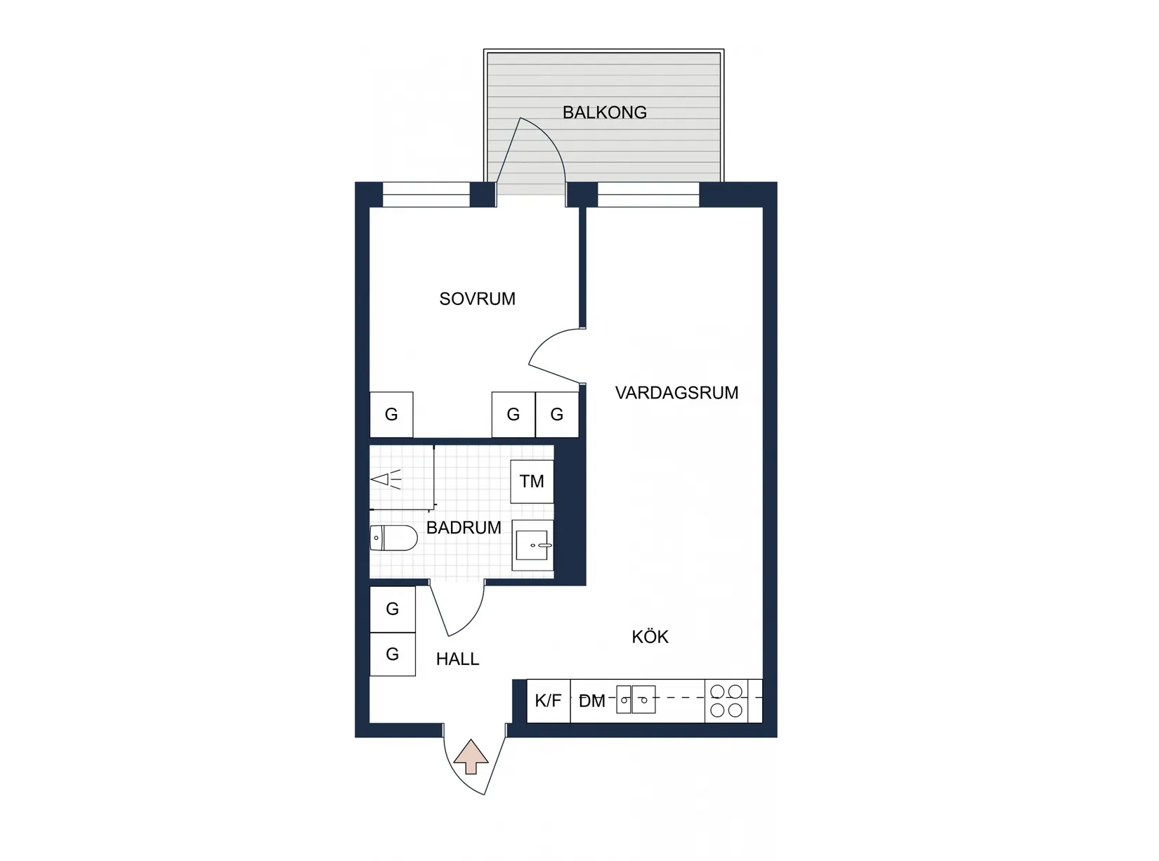 Bostadsrätt, Råbyvägen 57E, Kapellgärdet, Uppsala