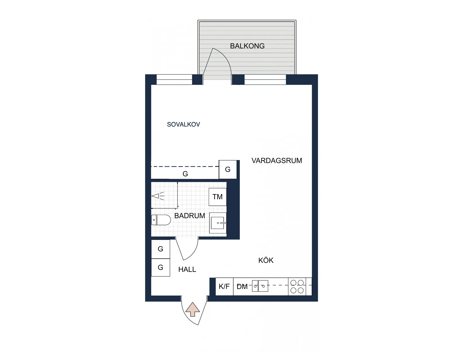 Bostadsrätt, Råbyvägen 57E, Kapellgärdet, Uppsala