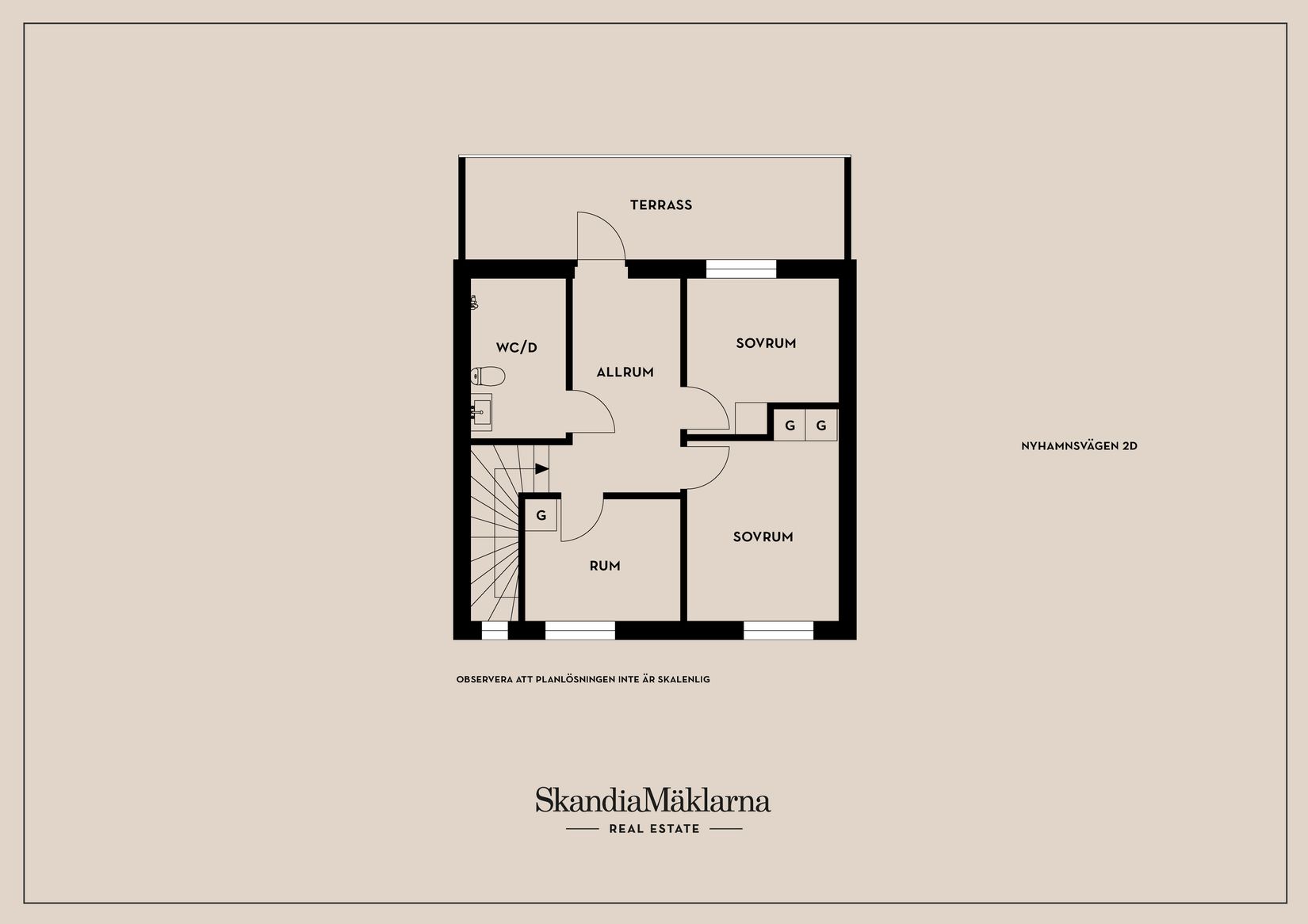 Bostadsrätt, Nyhamnsvägen 2D, Sannakajen, Kristinehamn