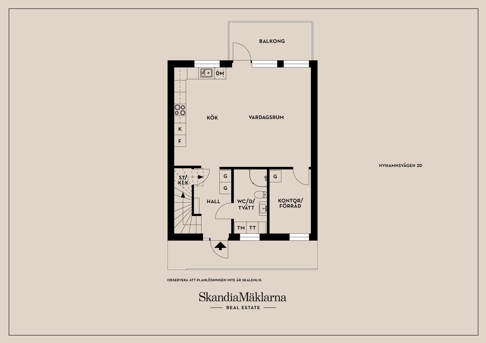Bostadsrätt, Nyhamnsvägen 2D, Sannakajen, Kristinehamn