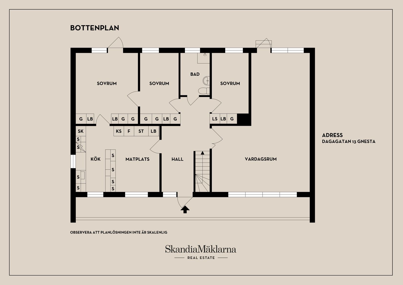 Villa, Dagagatan 13, Gnesta