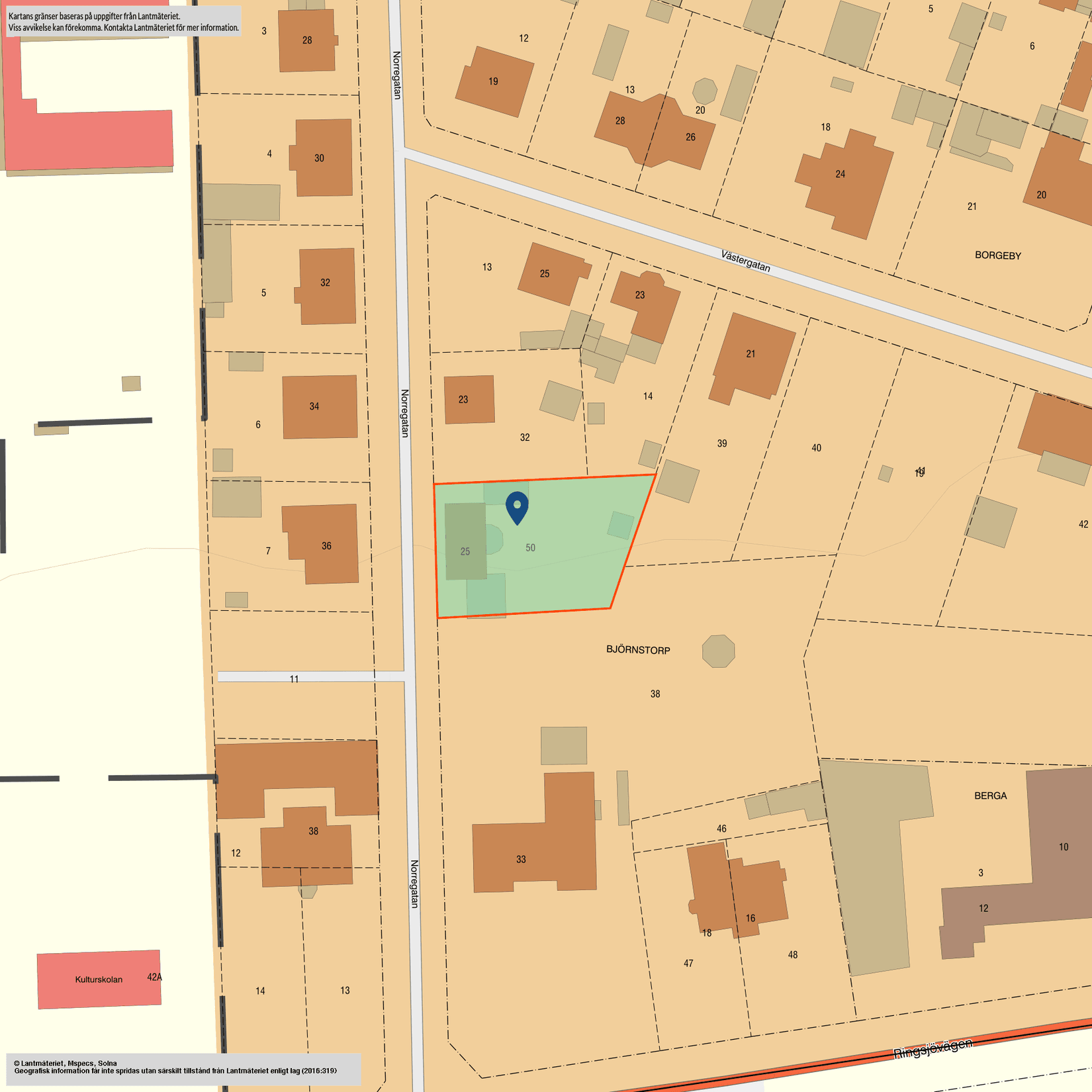 Villa, Norregatan 25, Centrum, Hörby