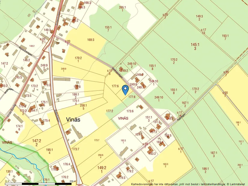 Tomt, Vinäs 177:7, Vinäs, Mora