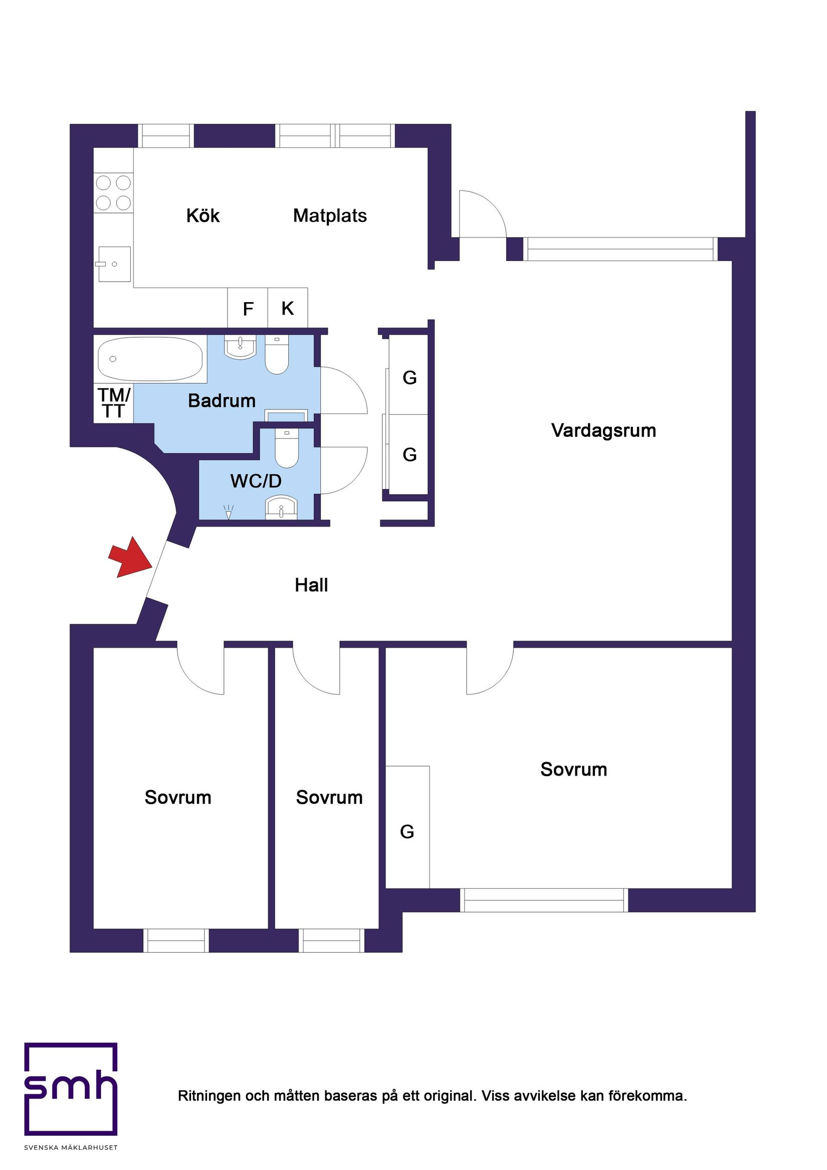 Bostadsrätt, Vallavägen 193, Handen, Haninge