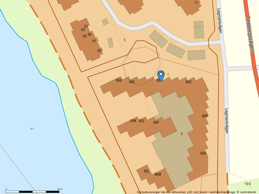 Bostadsrätt, Lagmansvägen 65D, Kampen, Växjö