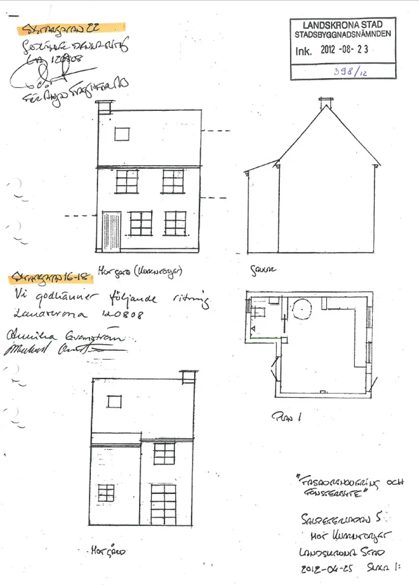 Villa, Kvarntorget 35/Bytaregatan 20, Kvarntorget, Landskrona
