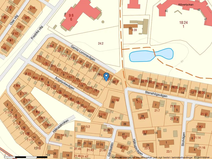 Villa, Radhus, Gamla Lommavägen 18, Hjärup, Staffanstorp