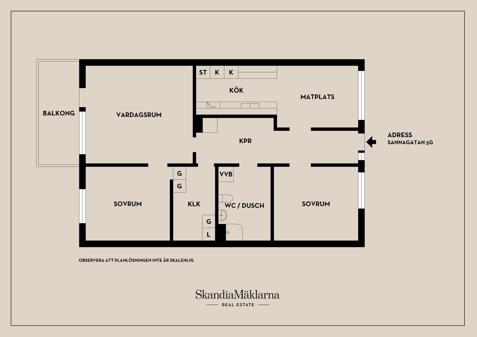 Bostadsrätt, Sannagatan 5G, Fjugesta centralt, Lekeberg