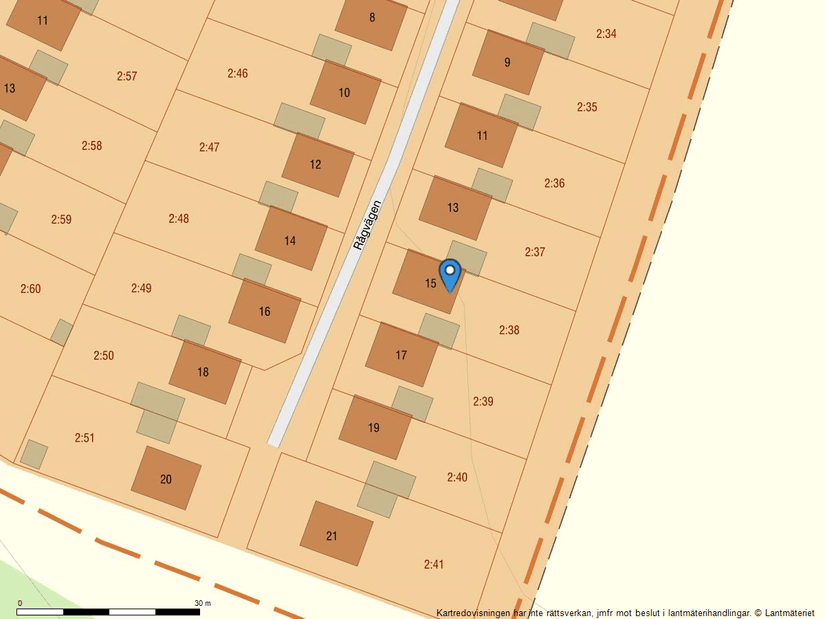 Villa, Radhus, Rågvägen 15, Viksjö, Järfälla