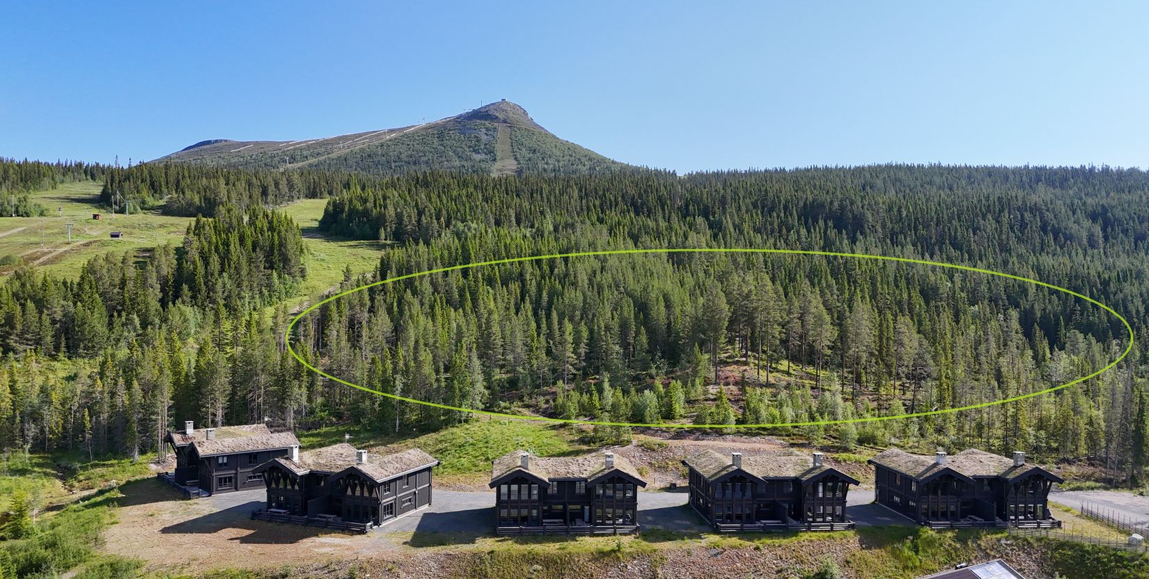 Tomt, Ski lodge 1125 Hillside tomt 18, Härjedalen