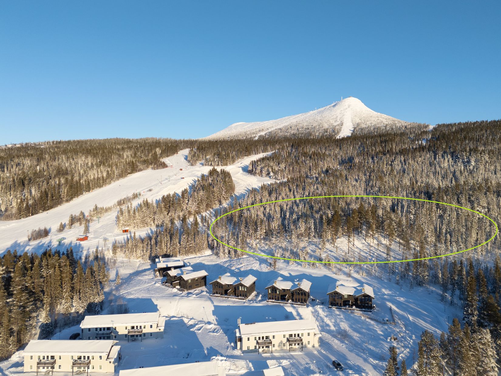 Tomt, Ski lodge 1125 Hillside tomt 17, Härjedalen