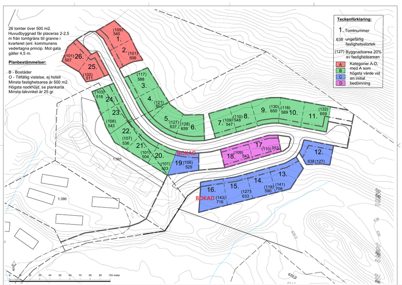 Tomt, Ski lodge 1125 Hillside tomt 17, Härjedalen