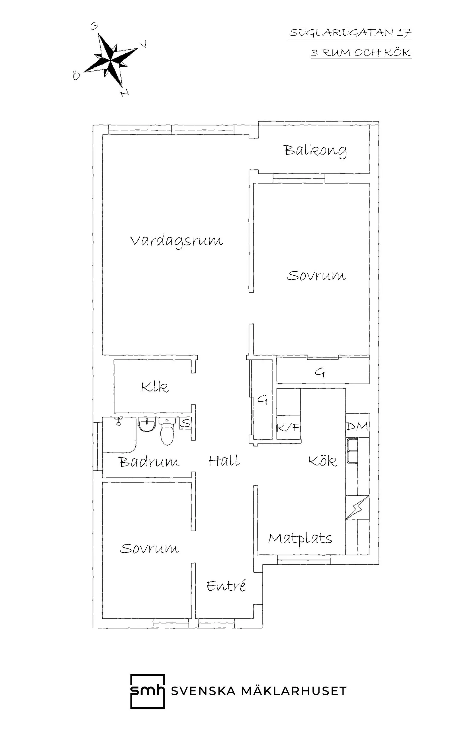 Bostadsrätt, Seglaregatan 17, Göteborg