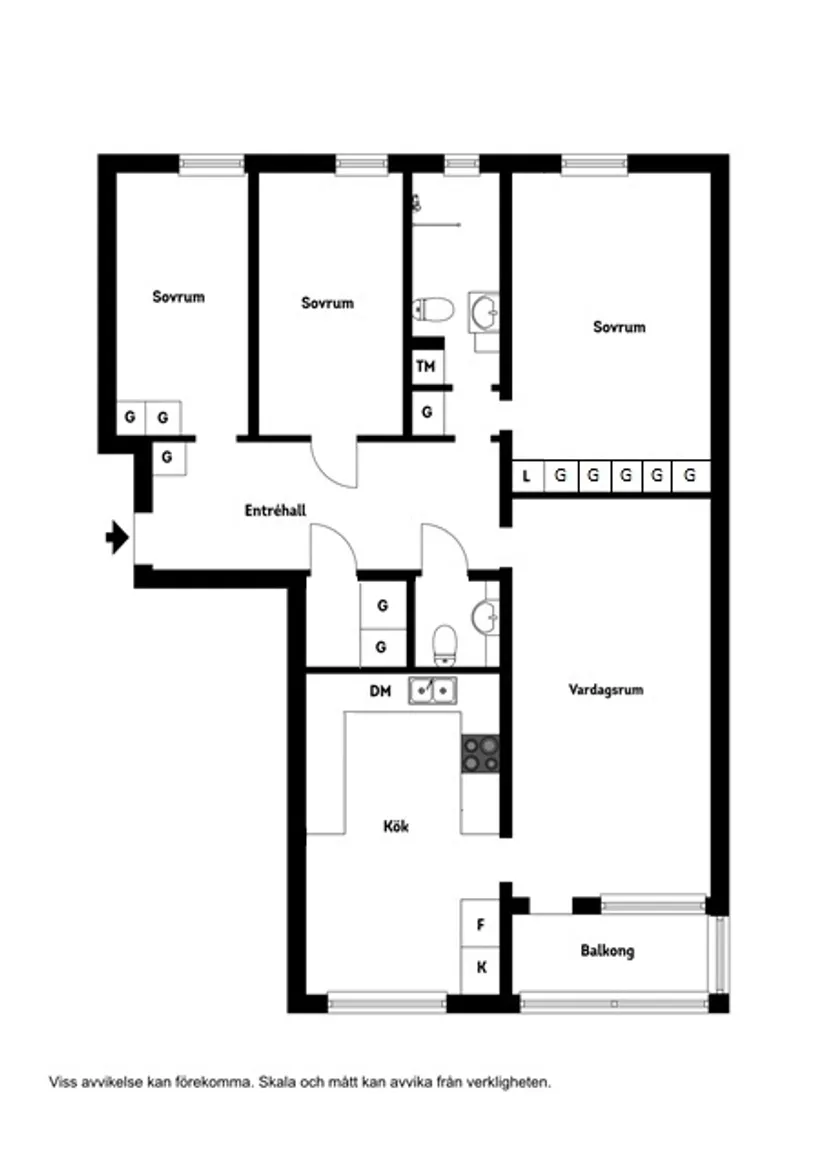 Bostadsrätt, Fabelvägen 5, 3tr, Kallhäll, Järfälla