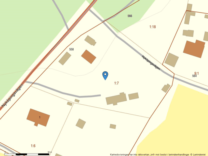 Villa, Nyköpingsvägen 558, Strömsfors, Norrköping