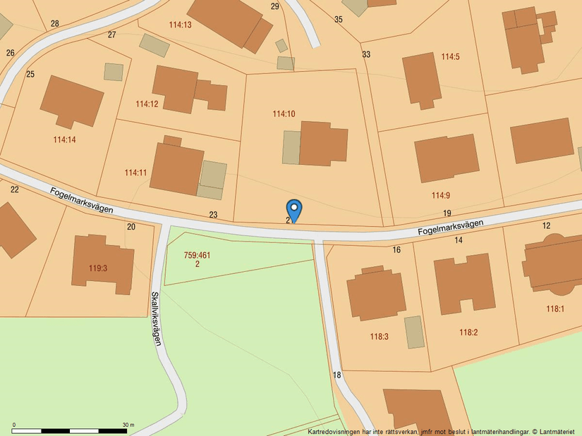 Villa, Fogelmarksvägen 21, Näset, Göteborg