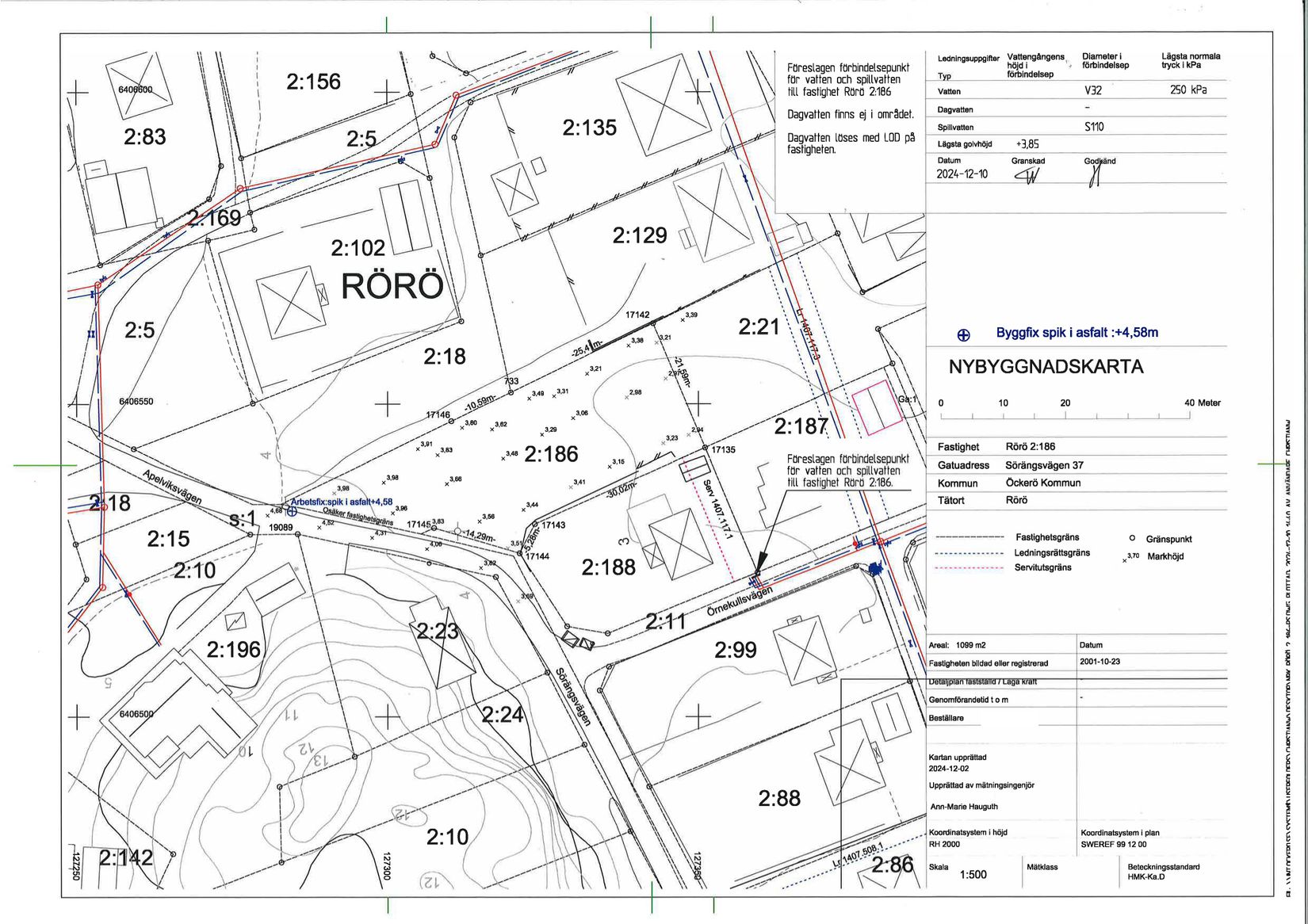 Tomt, Sörängsvägen 37, Rörö, Öckerö