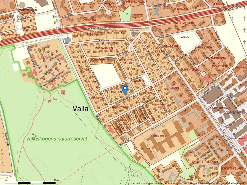 Villa, Skogsfridsgatan 15, Valla, Linköping