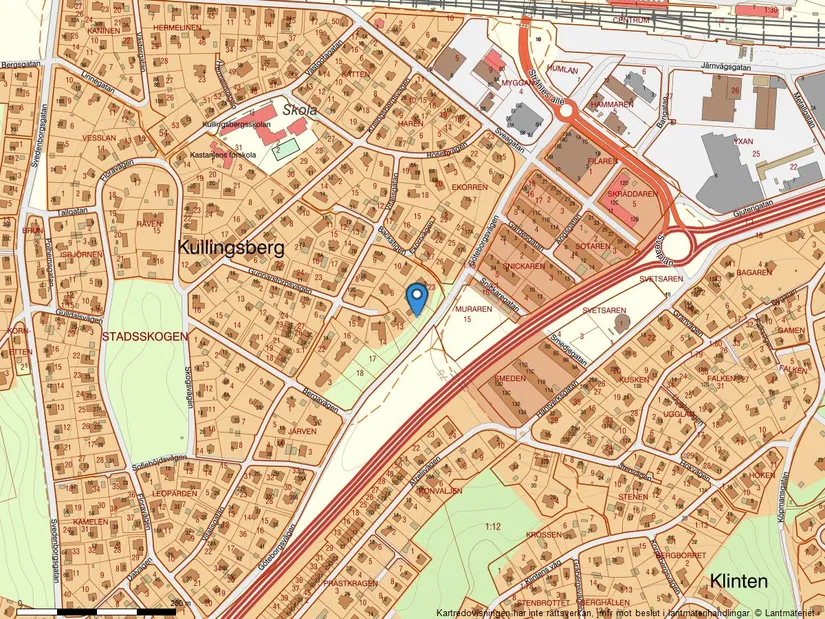 Villa, Gunnarstorpsvägen 1, Kullingsberg, Alingsås