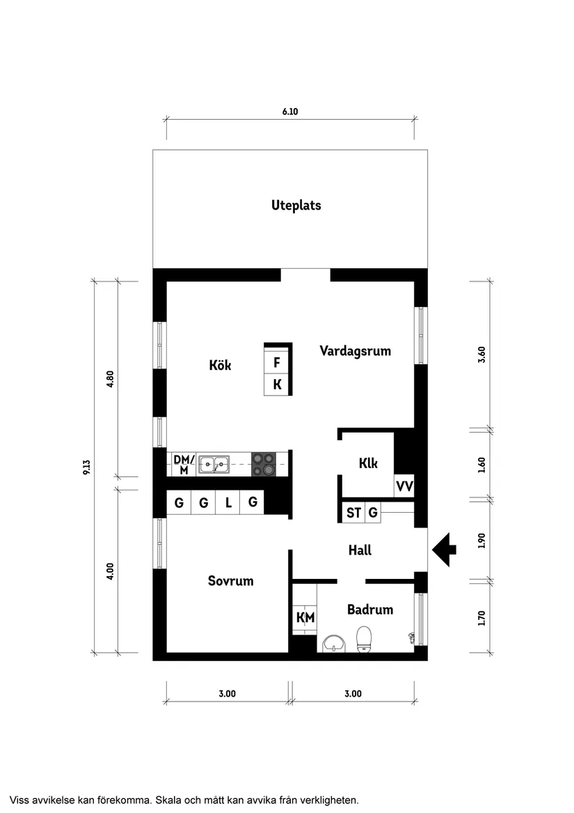 Bostadsrätt, Havtornsvägen 17, Tölö, Kungsbacka