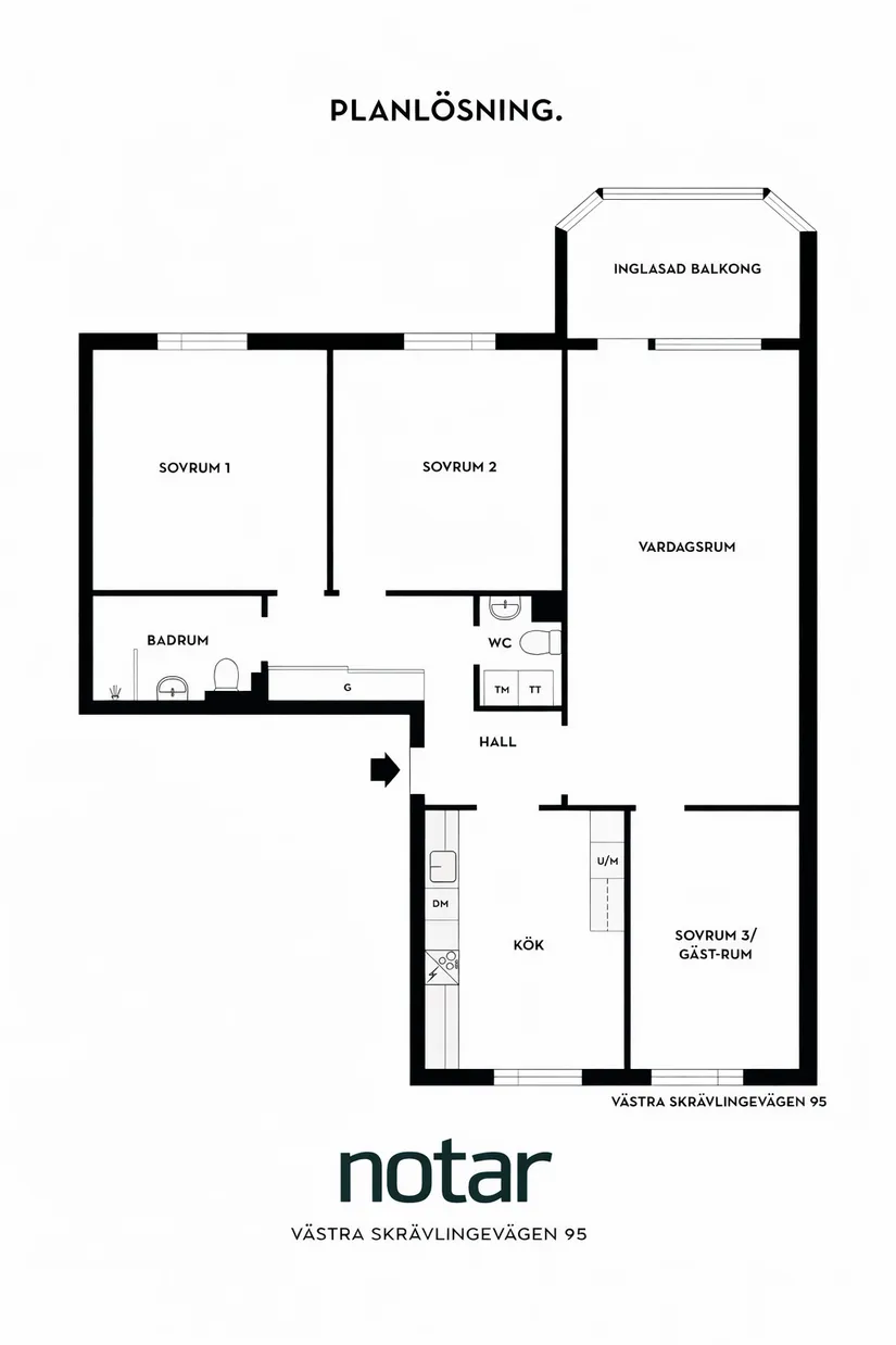 Bostadsrätt, Västra Skrävlingevägen 199, Gula Höja, Malmö