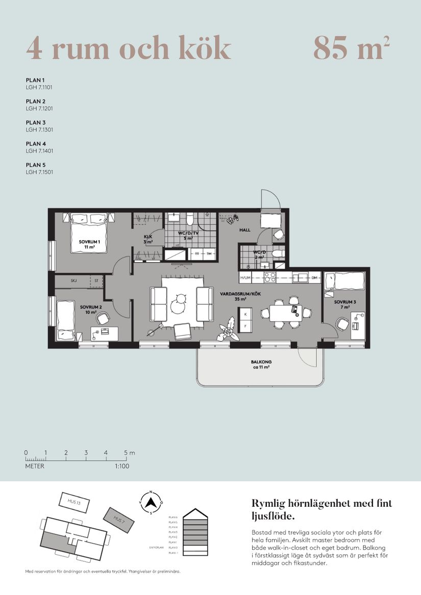 Bostadsrätt, Brigadgatan 7,A lgh 7-1501, Lommarstranden, Norrtälje