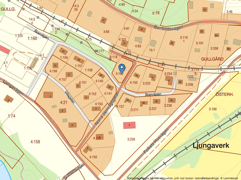 Villa, Norra Järnvägsgatan 7, Ljungaverk, Ånge