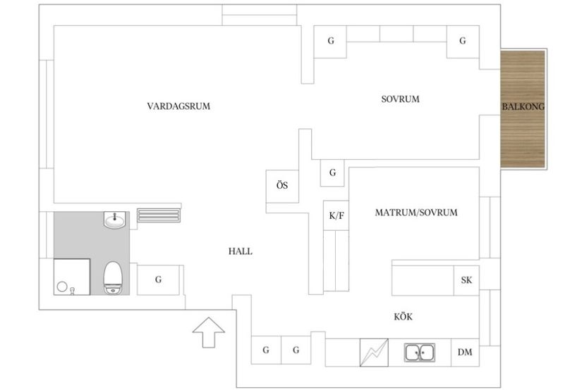 Bostadsrätt, Byggmästarvägen 5, VÅN 3/3, Bromma - Abrahamsberg, Stockholm