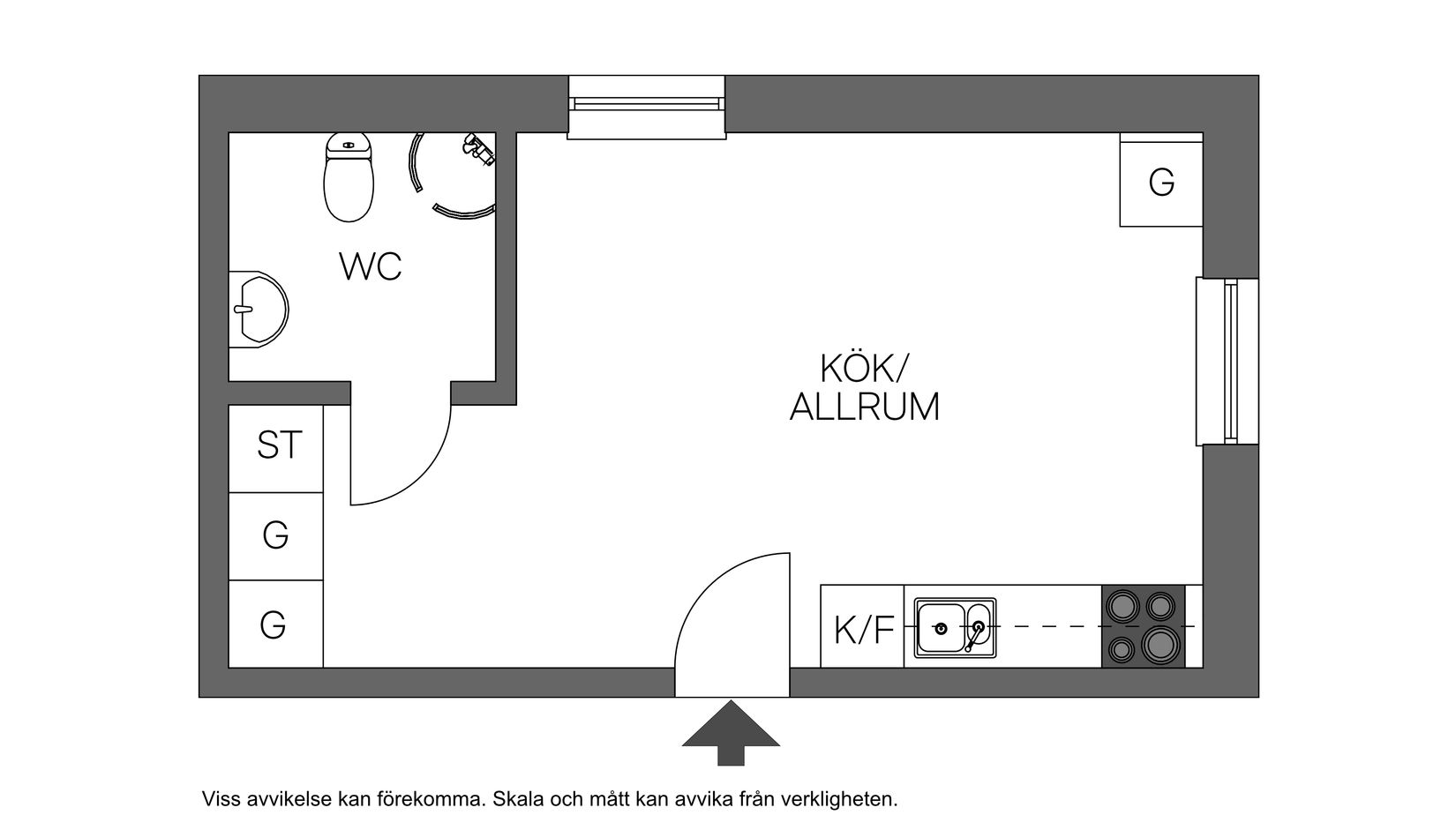 Bostadsrätt, Östra Kyrkogatan 54A, Haga, Umeå
