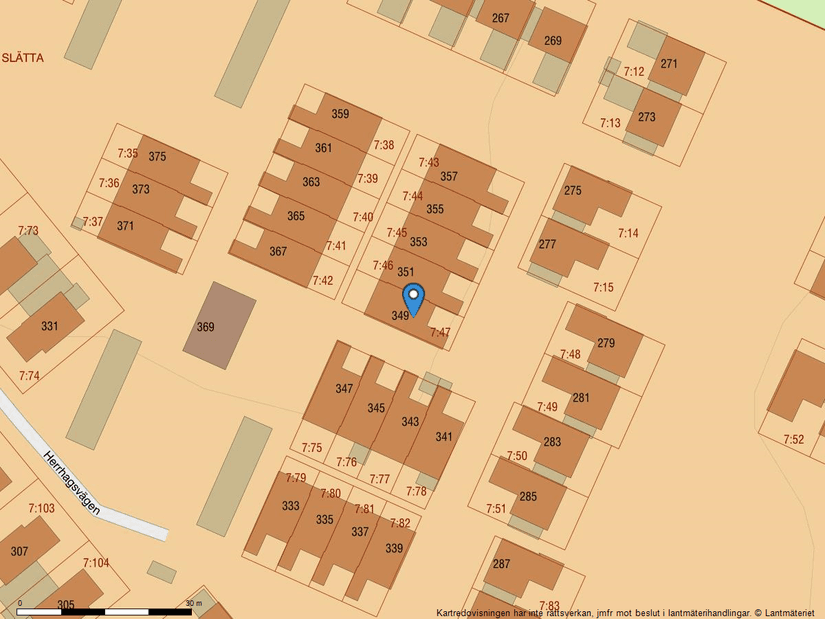 Villa, Herrhagsvägen 349, Slätta, Falun