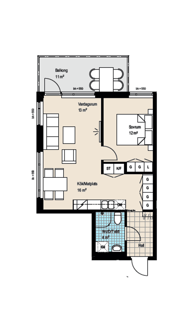 Bostadsrätt, Granängsvägen 2E, Centrala Tyresö, Tyresö