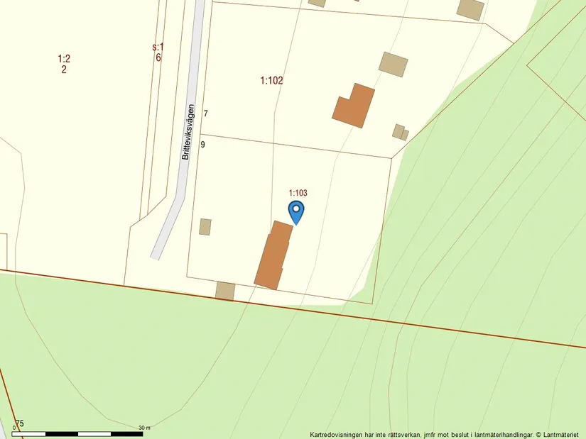 Villa, Britteviksvägen 9, Vidja, Huddinge