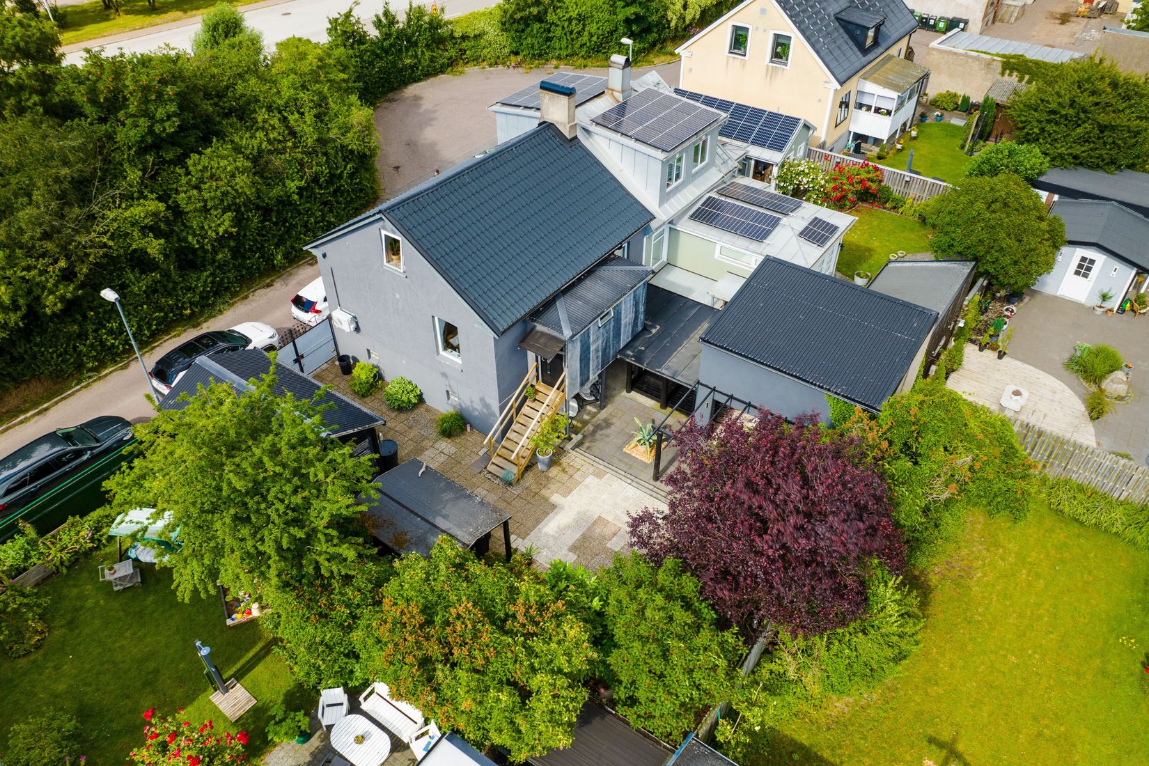 Radhus, Östra Sandviksgatan 7, Planteringen, Helsingborg