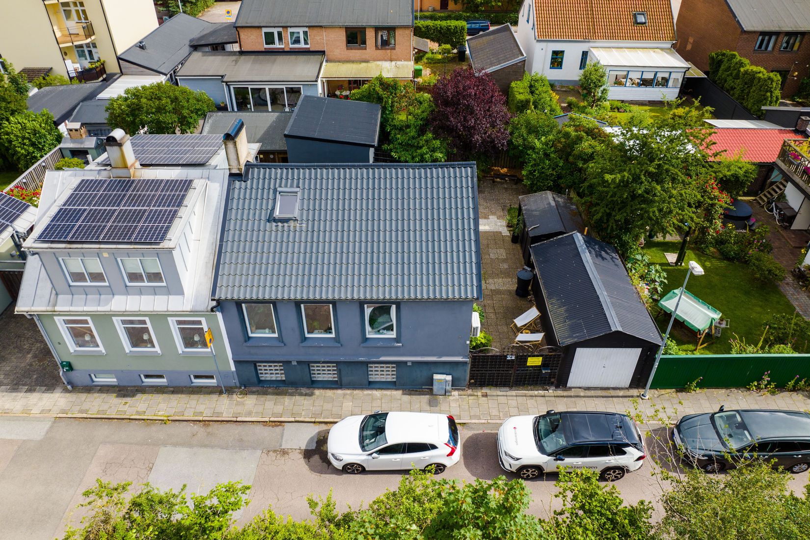 Radhus, Östra Sandviksgatan 7, Planteringen, Helsingborg