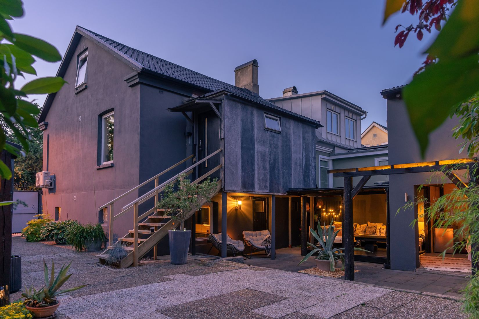 Radhus, Östra Sandviksgatan 7, Planteringen, Helsingborg